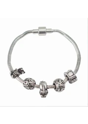 Aiwanto 1Pc Women Silver Bracelet Fashion Bracelet