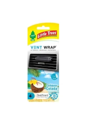 Little Trees Vent Wrap Air Freshener Caribbean Colada Black