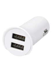 All Ride Connect Car Charger 2.1A 2 USB 12-24V White
