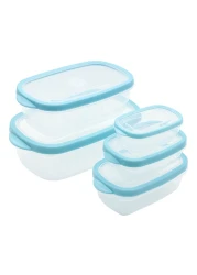 Home Pro Rectangular Shaped Food Container Set 5 PCS