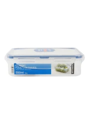 Lock &amp; LockClassic Rectangular Food Container HPL815 Clear/Blue 550ml