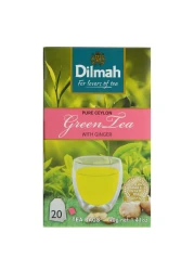 Dilmah Green Tea With Ginger 20 Tea Bags