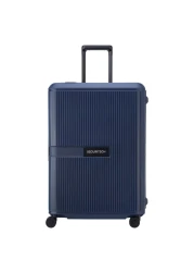 ديلسي باريس سيكيوريتيك ستون حقيبة سفر صلبة بـ 4 عجلات مزدوجة أزرق داكن 70 سم