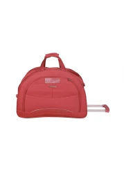 Cosmo Safire 2 Wheel Duffle Trolley Bag 66cm Red