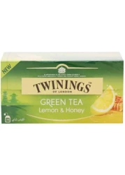 Twinings Lemon and Honey Green Tea Bags 25 Tea Bags