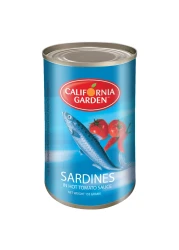 حدقائق كاليفورنيا سردين في صلصة طماطم حارة 125 غرام