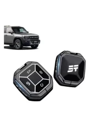 Key Fob Protectors Compatible with Jetour Traveller T2 &amp; JT T2 Alloy Key Case Wraps, Durable Protection for Car Keys in Stylish Design
