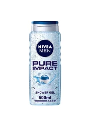 NIVEA MEN 3in1 Shower Gel Body Wash Pure Impact Fresh Scent 500ml