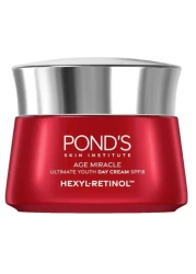Pond's Age Miracle Ultimate Youth Day Face Cream with SPF 18 PA++ and Hexyl Retinol 50g