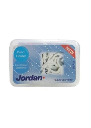 Jordan 2-In-1 Flosser Dental Stick White 50 PCS