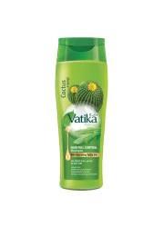 Vatika Naturals Hair Fall Control Shampoo Enriched with Cactus and Gergir For Weak Hair 400ml