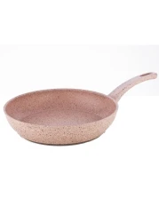 Home Maker Granite Fry Pan Pink 26cm