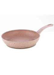 Home Maker Granite Fry Pan Pink 24cm