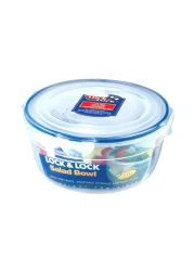 Lock And Lock Round Salad Bowl Clear 2.1L