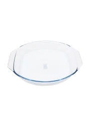 Pyrex Optimum Glass Oval Roaster Clear 4L