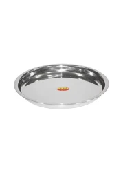 Raj Patti Thali TP0012 28cm Silver