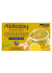 Alokozay Ginger And Lemon 25 Tea Bags