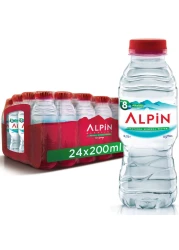 Alpin Alkaline Natural Mineral Water 200ml Pack of 24