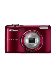 Nikon COOLPIX L26 16.1 MP Digital Camera with 5x Zoom NIKKOR Glass Lens and 3-inch LCD (Red) (OLD MODEL)