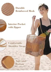 Solid Color Waterproof Beach Bag Portable Handbag For Outdoor Travel Beach Swimming Tote Bag Beach Ready Shopping Basket Durable EVA Outdoor Camping Bag For All Your Storage Needs Perfect For School O