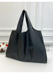 Women s Vintage Foldable Portable Fashionable Solid Color Tote Bag Large Capacity Shopping Bag Reusable Great For GroceriesLightweight Portable Suitable For Teen Girls Women College Students Perfect F