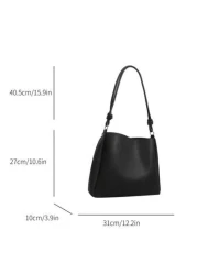 Luxury Fashionable Chic PU Leather Tote Bag With Exquisite Design