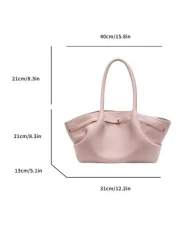 1pc Women s Large Capacity Tote Bag Retro Embossed PU Leather Removable Strap Burgundy Red Ladies Fashion Handbag Suitable For Shopping Commuting Everyday Use