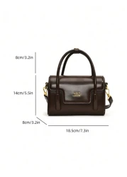 New High Quality Minimalist Solid Color Maerder Handbag Beautiful Design Crossbody Bag For Daily Wear Minimalist Solid Color Classic Dignified Office Outing Dating Ladies Shoulder Bag Holiday Gift