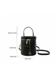 low tea حقيبة يد سلندر أنيقة للسيدات باللون الجديد، حقيبة ذات إحساس راقي، حقيبة كروس بودي وحقيبة لحمل علبة أحمر ا