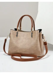 New Arrival Simple And Luxurious Ladies Tote Bag Casual And Versatile With Large Capacity And Can Be Carried Shoulder Or Cross Body Business Casual Woman Bag Pefect For Office Business And Work Best M