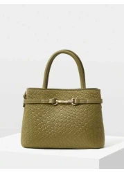 MOTF PREMIUM METAL FASTENER DECORATED TOP HANDLE BAG FOR WORK