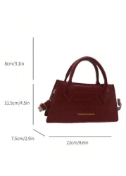 2025 New Fashion Women Tote Bag Casual Commuter Crossbody Bag Stylish Simple Shoulder Handbag
