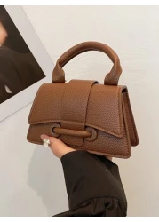 Fashion Small Square Bag Minimalist Chic Mini Handbag Versatile Fashion Shoulder Crossbody Bag Floral Pattern For Women