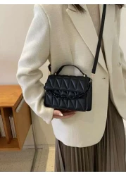 Women s Fashion Mini Chain Quilted Tote Bag