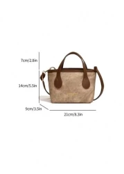 2024 New Fashionable And Women Bag With Texture Shoulder And Crossbody Design Unique Small Batch Handbag