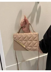 Mini Fashionable Diamond Embossed Tote Bag