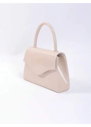 Simple Mirror Leather Evening Bag With Handle Shoulder Strap And Handheld Option Tready Bride Bag Tready Party Bag Bride Bag Perfect For Party Wedding Prom Dinner Banquet Matching With Wedding Dress F