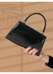 Fashion Solid Color Mirrored Handbag Evening Bag Charming And Elegant Women s Business Bag Suitable For Party Girls College Students Brides Match With Party Dresses Wedding Dresses Evening Dresses Tig