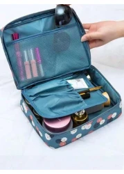 1pc Cosmetic Bag Set Toiletry Organizer Bag Travel Makeup Bag Lightweight Travel Essential Jewelry Organizer Lip Gloss Organizer Nail Polish Organizer Cosmetic Storage OrganizerSummer Travel Vacation