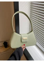 Metal Decor Bag Solid Color Fashionable