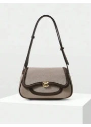 MOTF PREMIUM COLOR BLOCK TRIM SHOULDER BAG COMMUTE