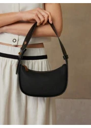 MOTF PREMIUM PU LEATHER ZIPPER FASHIONABLE SHOULDER BAG COMMUTE