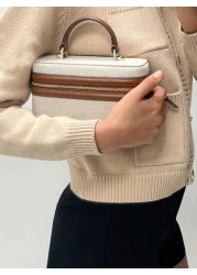 Fashionable Small Square Box Bag Handbags Shoulder Bags Crossbody Bags Suitable For Banquets Office Workers Middle School High School University