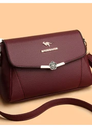 حقيبة كتف بتصميم الديكور ذي الطراز الكلاسيكي الجوكر ذات نمط الحروف الرجعي، حقيبة يد أنيقة رجعية، حقيبة ذات مل