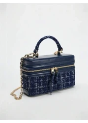 2024 Autumn Winter New Small Square Bag Versatile Hard Shoulder Messenger Box Handbag For Women