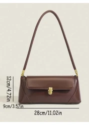 2025 Latest French Fashion Underarm Women Handbag Retro Minimalist Baguette Style High Quality Versatile Women Shoulder Bag