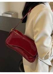 Lightweight Business Casual Minimalist Flap Square Bag For Teen Girls Women College Students Rookies White Collar Workers Perfect For Office College Work Business Commute Outdoors Travel Outings Fashi