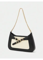 SHECARRY Women Shoulder Bags PU Leather Autumn Summer Winter School Travel Commute Work Elegance Exquisite Belt Metal Chain