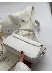 PU Solid Color Multi Pocket Women s Shoulder Bag And Versatile Minimalist Style Women Bag Business Casual Women Bag Pefect For Office Business And Work Business Casual Woman Bag Pefect For Office Busi