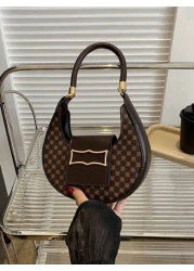 Vintage Retro 1pc Mini Floral Printed Fashionable Shoulder Bag Suitable For Women s Daily Use